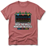 Deck The Halls Monitor The Vitals Tee thumbnail 1