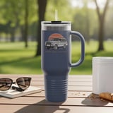 Grand Wagoneer Tumbler, Classic Waggy Car, Retro Sunset, Wood Steel Soul, Cars at Petralla Shop, Unique Car Tumbler, Gift for Car Lover thumbnail 6