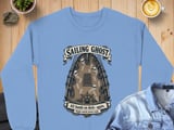 Sailing Ghost Ship All Hands On Deck Nautical Vintage Engraving Graphic Crewneck Sweatshirts thumbnail 8
