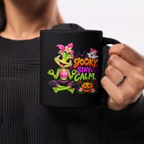 Spooky Stay Calm Yoga Mug thumbnail 1