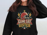 Game Day Sister Football Tee or Sweatshirt thumbnail 15