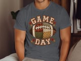 Patchwork Game Day Football Tee or Sweatshirt thumbnail 6