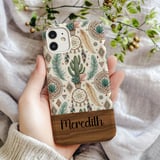 Boho Cactus Dreamcatcher Digital Art thumbnail 3