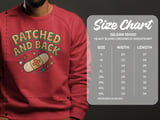 Patched and Back T-Shirt: Post Operation Recovery, Band-Aid Graphic, Medical Resilience Tee thumbnail 10