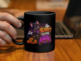Scary Please Im Adorable Black Cat Mug thumbnail 5