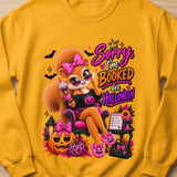 Booked Halloween Sally the Squirrel Sweatshirt thumbnail 9