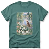 Cat by the Pond ~ Comfort Colors Premium Tee thumbnail 8