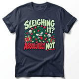 Sleighing It Absolutely Not Tee thumbnail 3