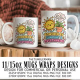Sunlight & Overthinking Mug Wrap thumbnail 1
