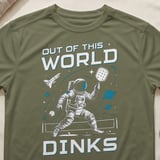 Pickleball Sport-Tek Performance Tee, Out Of This World Dinks Astronaut Graphic, Performance Court Apparel thumbnail 4