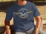 US Air Force Global Strike Air Dominance T-Shirt for Military Enthusiasts & Veterans, Fighter Jet Graphic Tee thumbnail 2
