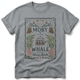 Moby Dick Embroidered Book Cover Tee thumbnail 14