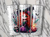 Adorable Witch Custom 20oz Tumbler Wrap, Digital Download thumbnail 2