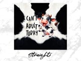 Funny Cow Tumbler Wrap, 20oz Skinny Tumbler, Seamless Tumbler Design, Cute Animal, Can't Adult Today, Sublimation Design, Gift Idea thumbnail 4