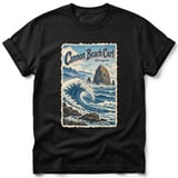 Cannon Beach Curl ~ Comfort Colors Premium Tee thumbnail 1