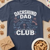 Dachshund Dad Club Tee thumbnail 2