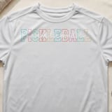 Pickleball Sport-Tek Performance Tee, Pastel Collegiate PICKLEBALL pickleball Typography, Court Apparel thumbnail 10