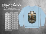 Mama Bear Prays Hard Rustic Christian Mom Art, Faith-Based Mountain Bear Family Design for Strong Motherhood Other thumbnail 19