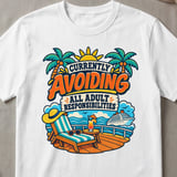 Avoiding Adult Responsibilities Cruise T-Shirt thumbnail 3