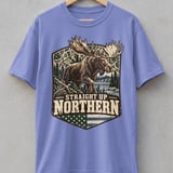 Straight Up Northern Moose Tee thumbnail 2