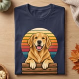 Life Is Golden Retriever Tee thumbnail 2