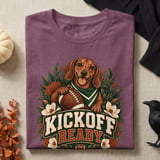 Kickoff Ready Dachshund Tee or Sweatshirt thumbnail 1