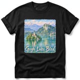 Gogh Lake Bled ~ Comfort Colors Premium Tee thumbnail 1