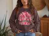 Courage Looks Good In Pink Faux Patchwork Tee thumbnail 20