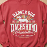 Retro Dachshund Dog Tee thumbnail 8