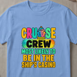 Ship's Casino Cruise Crew T-Shirt thumbnail 5