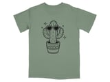 Groovy Cactus Heart Eyes T-Shirt thumbnail 5