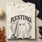 Resting Ghost Face Tee or Sweatshirt thumbnail 9