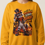 Halloween Randy the Raccoon Sweatshirt thumbnail 2