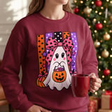 Cute Pink Bow Ghost Tee thumbnail 12