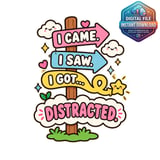 I Got Distracted Digital Mug Wrap thumbnail 2