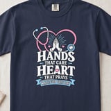 Hands That Care Heart That Prays Tee thumbnail 4