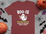 Boo-ze Halloween Bartender Tee thumbnail 4