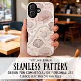 Coquette Pearl & Seashell Digital Pattern Size Bundle Png thumbnail 6
