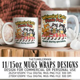 Whimsical Cats Picnic Mug Wrap thumbnail 1