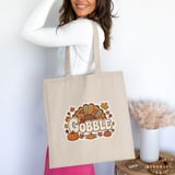 Gobble Turkey Tote Bag thumbnail 2