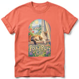 Polka Purr ~ Comfort Colors Premium Tee thumbnail 4