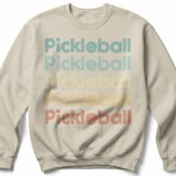 Pickleball Gildan Crewneck Sweatshirt, Pickleball Pickleball Pickleball Pickleball Pickleball, Court Warm Up thumbnail 6