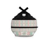 Coquette Bow Pastel Striped Backpack, Cute Pink Bows Spiral Notebook, Romantic Aesthetic Accessory Pouch, Kawaii Girl Gift thumbnail 9
