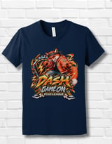 Fox Gaming T-Shirt for Kids, Dash Game On Youth Gamer Tee, Orange Fox Graphic Shirt, Pixo League thumbnail 12