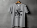 Two Wheels Zero Chill | Raccoon Bike Shirt thumbnail 3