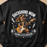 Dachshund Mom Rockstar Tee thumbnail 5