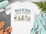 Walk By Faith Misplace Everything Shirt, Funny Christian Duck Tee, Cozy Faith Humor Gift for Mom, Cute Duck Lover T-Shirt thumbnail 11
