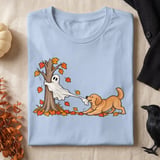 Golden Retriever Ghost Tug Tee thumbnail 8