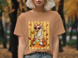 Pumpkin Spice Goose Sweatshirt, Cozy Fall Aesthetic Hoodie, Cute Autumn Animal Lover T-Shirt, Whimsical Seasonal Gift for Her thumbnail 6