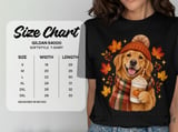 Cozy Fall Golden Retriever Tee thumbnail 5